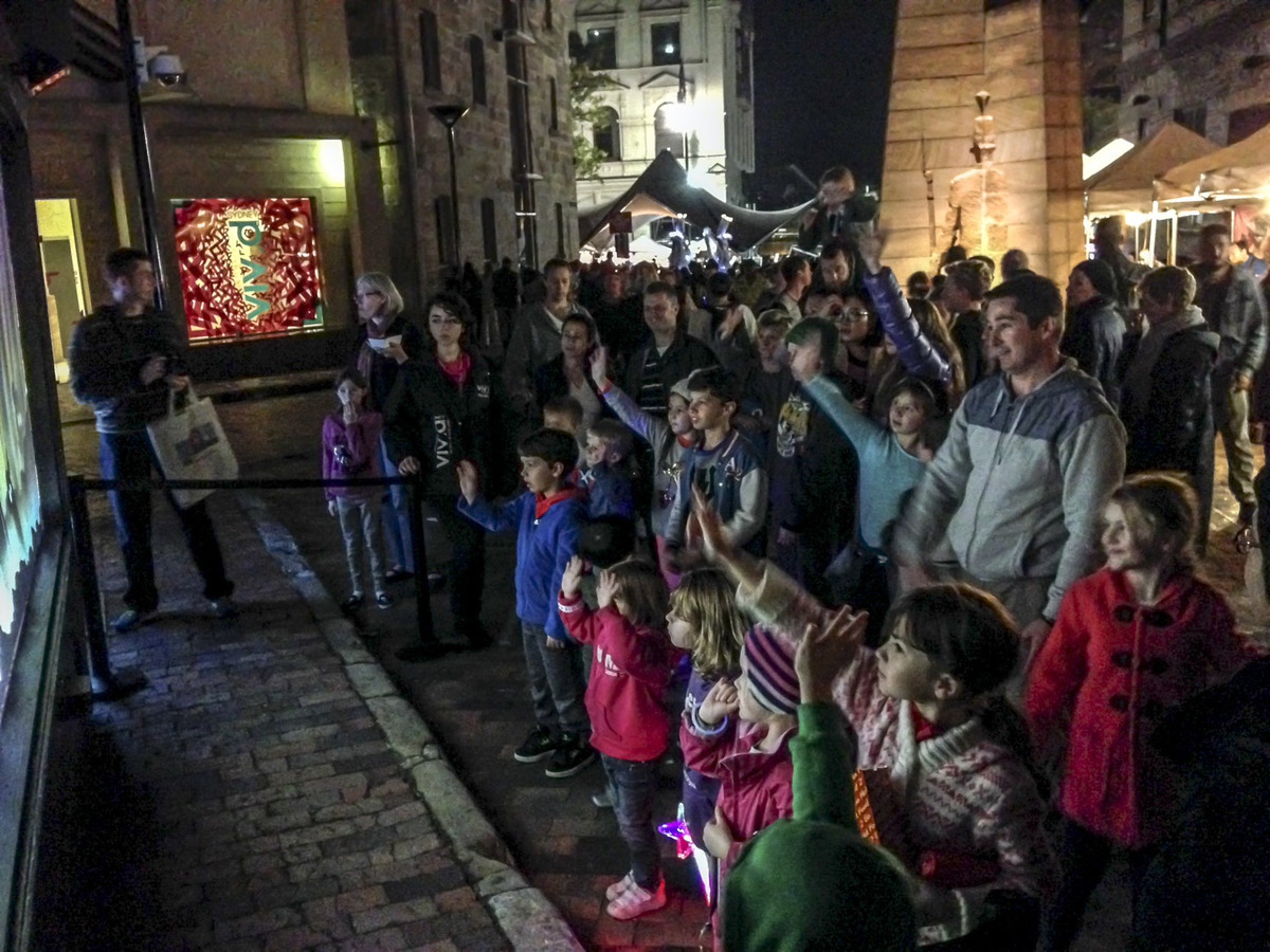 Crowd Waving