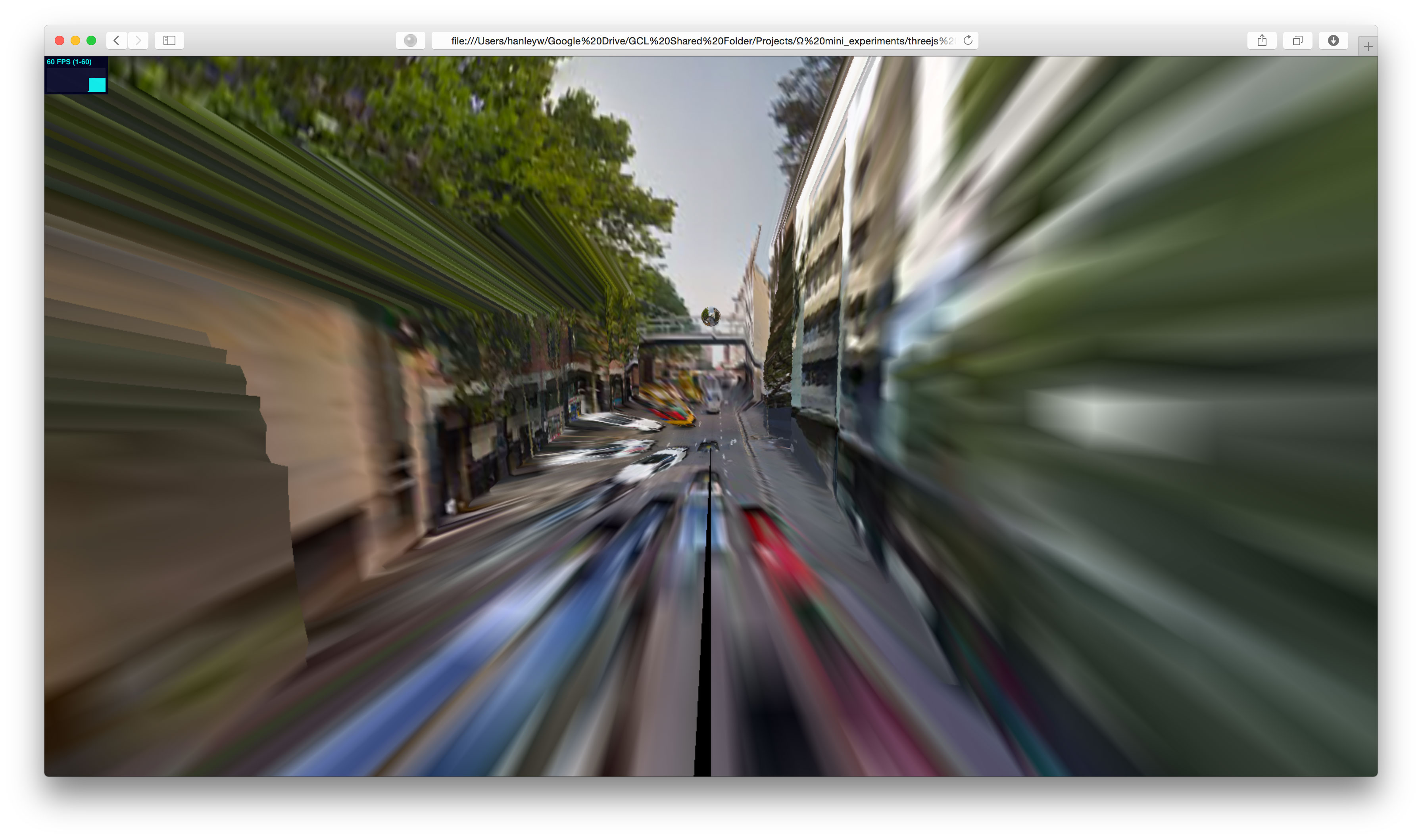streetview depth scene test
