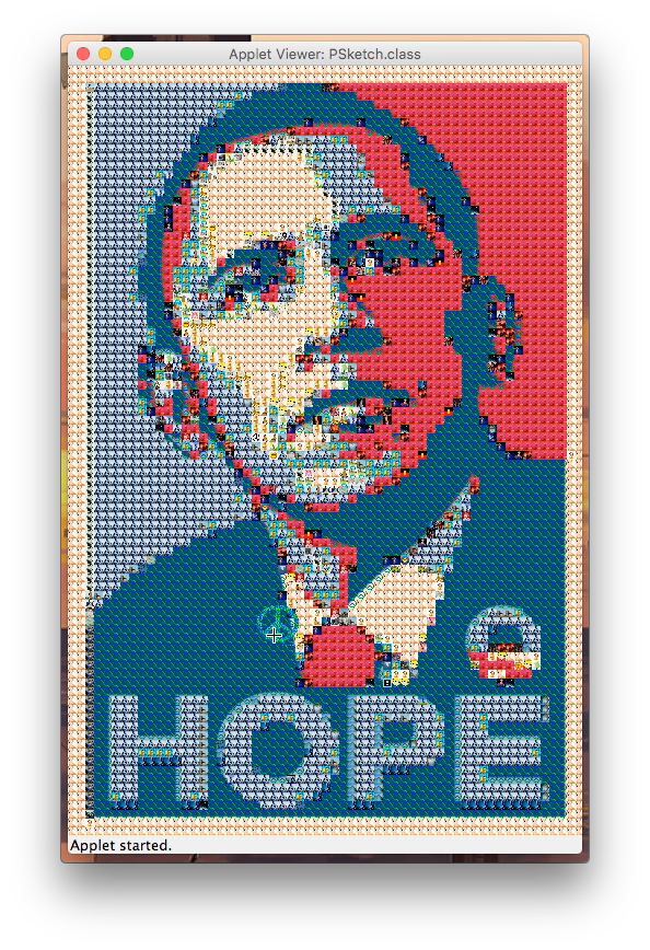 Interactive Obama Collage