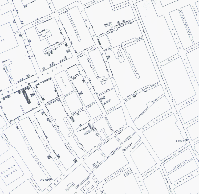 John Snow Cholera Map Visualisation